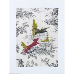 CARAZ Delphine - Le Chien rouge et l'oiseau